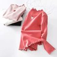 thumbnail image 4 of MIASHUI Kids Tops Toddler Girls Long Sleeve Ruffle T Shirts Print Casual Blouse,Red,2-3 Years, 4 of 4
