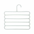 thumbnail image 2 of Oleegame 1PC Spoon And Lid Rest Color Non Slip Multi Layer Trouser Rack Multifunctional Wardrobe 5 Layer Hanging Pants Hanger Scarf Rack Silk Scarf Tie Hanger Green, 2 of 3