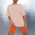 thumbnail image 1 of Ensemble de Pyjama pour Femmes, Haut à Manches Courtes en Laitue Unie avec Short, Ensemble de Pyjama, Cadeaux pour Femmes, TG, 1 of 5