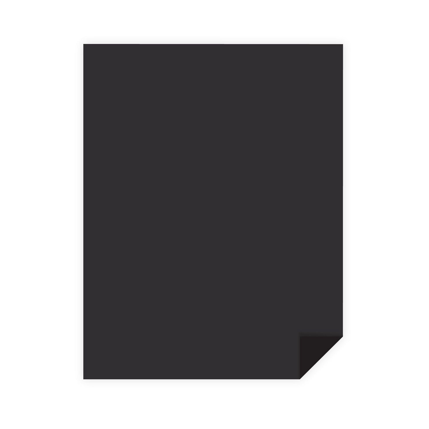 Papier cartonné Neenah Astrodesigns très noir, 8,5 po x 11 po, 65 lb, 50 feuilles