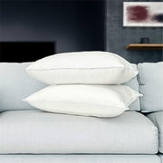 Comfy Bamboo World Cotton Pillow Standard 20x26 in, Alternative Down Fill Breathable Bed Pillow for Soft Support