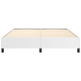 thumbnail image 4 of vidaXL Bed Frame White 152x203 cm Queen Faux Leather, 4 of 7