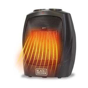 BLACK+DECKER portatif Space Chauffe-eau, chambre Space Chauffe-eau avec poignée de transport pour un transport facile
