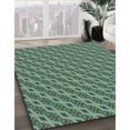 thumbnail image 3 of Ahgly Company Tapis d'Intérieur Lavables en Machine Rectangle Transitionnel Vert Émeraude, 5' x 7', 3 of 7