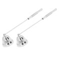 thumbnail image 1 of 2PCS Candle Snuffer, Long Handle, Metal Flame Snuffer Cover, Bell Shape, Wick Extinguishing Tool for Candles, 1 of 7