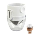 thumbnail image 4 of SNNROO Coffee Filter Cups Stainless Steel Coffee Filters Pour Over Coffee Filter Cups Reusable Stainless Steel Coffee Filter Mug With Cup Holder For Home Work Travel, 4 of 9