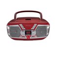 thumbnail image 1 of Proscan Portable Retro CD Boombox with AM/FM Radio, 1 of 3