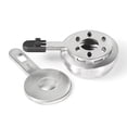 thumbnail image 1 of Starfrit Fondue Adjustable Safety Burner, Stainless Steel, Sliding Temperature Control, 4-Piece Set with Cover, Lid, Receptacle & Base, Silver, 1 of 8