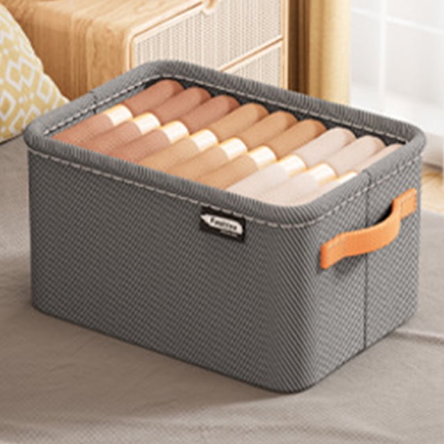 Boîte de Rangement pour Vêtements Panier de Rangement en Tissu Épaissi Pliable