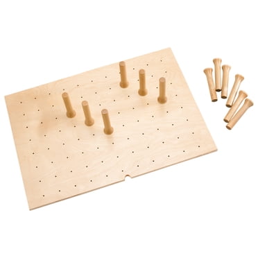 Rev-A-Shelf 4DPS-3021 Organiseur de Panneau Perforé en Bois 30x21 Po Rognable avec 12 Chevilles