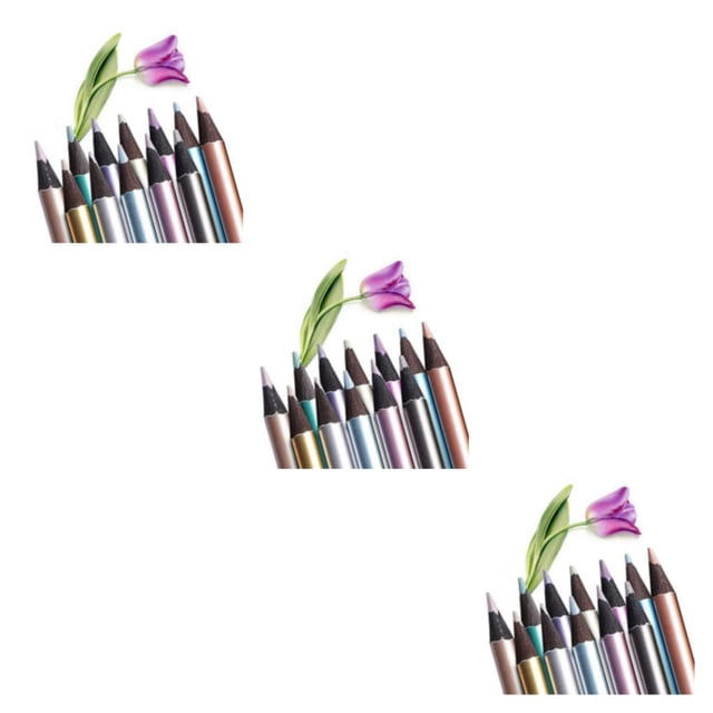 pitrice 12pack/lot Eco-friendly Colors Metallic Colored Pencils For Artistic Fashion Colors Metallic Pencil 3Set