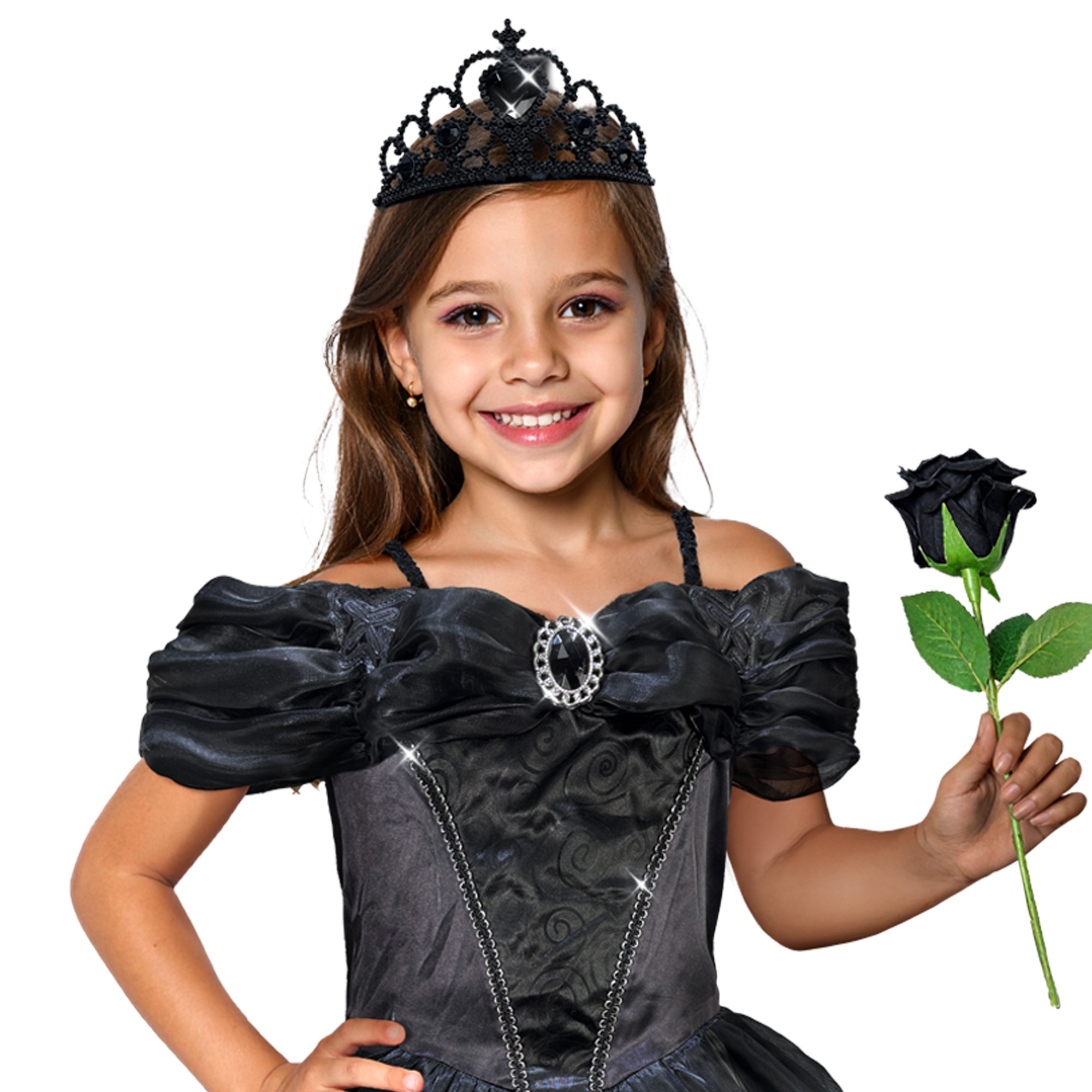 Costume de princesse gothique, Costumes d'Halloween pour enfants, Taille pour fille M.