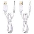 thumbnail image 4 of HLONK Câble de Recharge CC de Remplacement Cordon de Chargeur USB - 2,5 mm (Lot de 2), 4 of 4