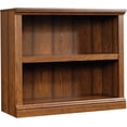 thumbnail image 1 of 2-Tier Rustic Brown Wooden Bookshelf - Adjustable Wide Bookcase with Open Shelves, Anti-Tip & Anti-Slip, Tall Display Storage for Home Office, Living Room - Specs: Two-Tier, 1 of 18