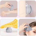 thumbnail image 4 of Estbridge Mini Portable Massager for Neck Shoulders Back Muscle  Vibration Travel Heating Handheld Electric Massager Ball USB Rechargeable  Gift for Families  2.8”x2.8”x2.8”  1PC  Blue, 4 of 9