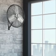 thumbnail image 4 of Hurricane 20" Pro Commercial Grade Classic Oscillating Wall Fan, Black, 2 Pack, 4 of 11