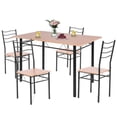 thumbnail image 1 of Patiojoy 5 PCS Dining Table Set 4 Chairs MDF Metal Frame Kitchen Furniture, 1 of 9