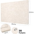 thumbnail image 4 of Large Bulletin Board Large Cork Board Alternative for Wall x es Felt Board Foldable Notice Board Pin Board Vision Board -, 4 of 7