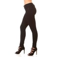 thumbnail image 2 of Cover Girl Jeans Women Juniors Mid Rise Slim Fit Stretchy Skinny Jeans 4 Options Plus Size 9 Denim (31" Inseam), 2 of 10