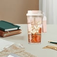 thumbnail image 1 of Suzuran Double-drink Coffee Plastic Cups Fashionable Car Straw Cups Large Capacity Beautiful Gift Cups, 1 of 6