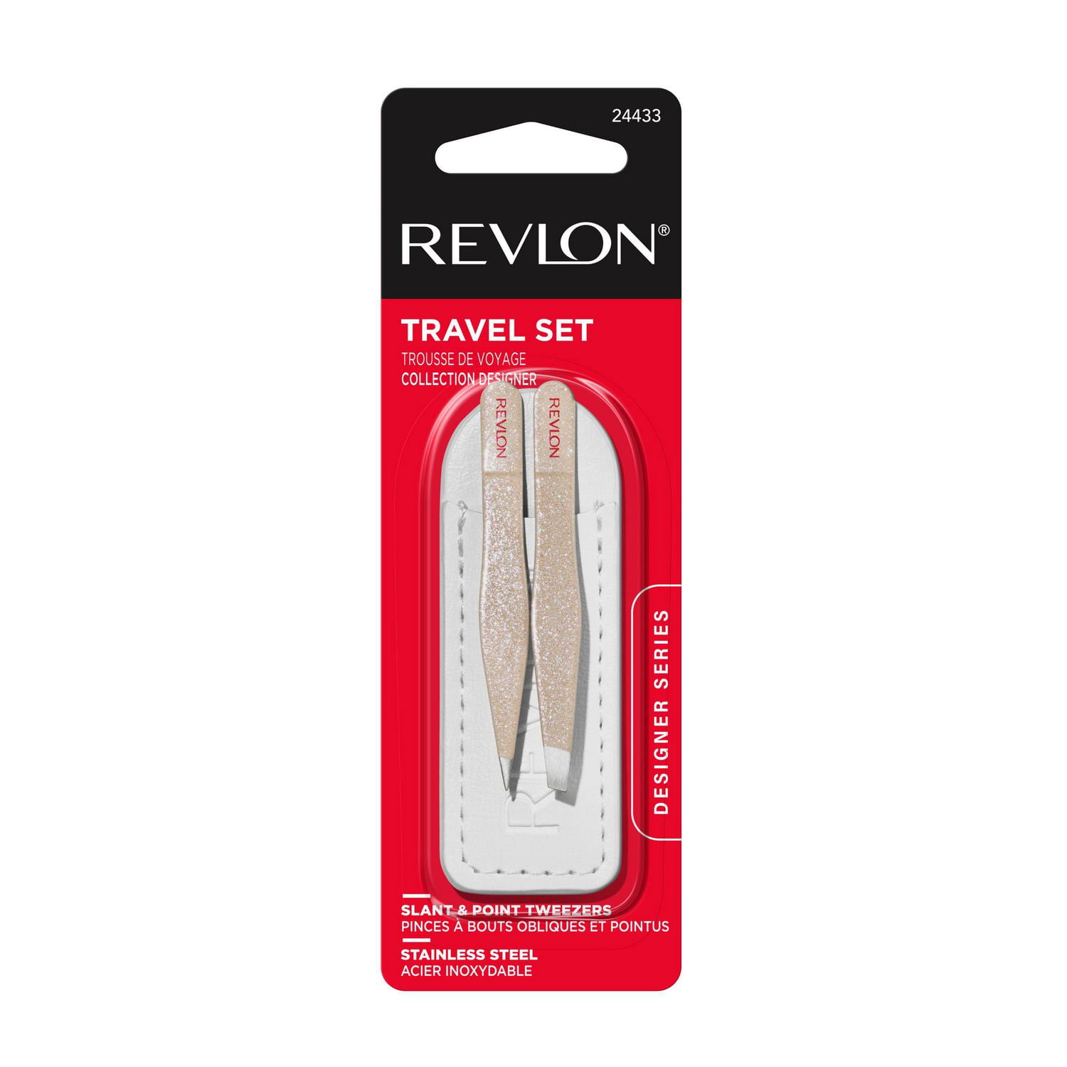 Revlon® la Collection Designer Ensemble de Mini Pinces à Épiler pour Emporter