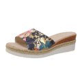 thumbnail image 2 of LSLJS Women's New Summer One-line Hemp Rope Thick Sole Wedge Cloth Sandals, Platform Slippers, 2 of 3