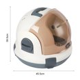 thumbnail image 3 of Cage de Transport pour Chat Portable et Respirante, Sac de Transport pour Animal avec Coussin et Tapis, 3 of 10