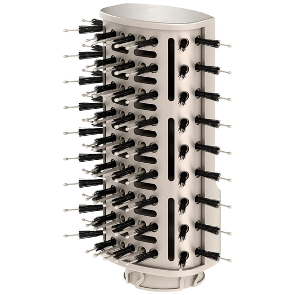 Shark Xskhd4Pba Flexstyle Paddle Brush Attachment For Flexstyle Blow Dryers Hair Drying & Styling Tool Hot Air Brush Straightening For Straight Wavy Curly And Coily Hair Stone