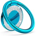 thumbnail image 1 of Glitter Holder, Animal Bling Metal Finger Ring Grip, Diamond Stand for Smartphone - Pink, 1 of 6
