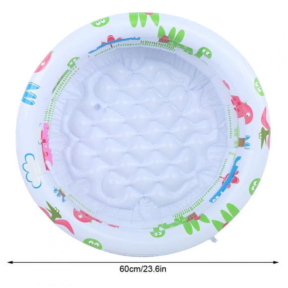 LHCER Impression Dinosaure Mini Piscine, Piscine Ronde pour Enfants Dinosaure, Piscine Ronde Gonflable pour Bébés Tout-Petits Piscine Portable Gonflable Enfants Petite Pompe Piscine Dinosaure Dessin Animé Intérieur Extérieur fo