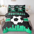thumbnail image 1 of YST Teens Gaming Bedding Full Size 7-Piece Sports Comforter Set, Green Black, 1 of 4