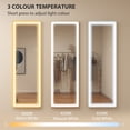 thumbnail image 4 of HOMCOM Miroir Pleine Longueur avec Lumières Réglables, Miroir Pleine Longueur à DEL, 4 of 10