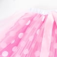 thumbnail image 5 of MIASHUI Tutus pour Tout-Petites et Petites Filles Robe de Danse Ballet à Pois Patchwork avec Épingles à Cheveux, Rose, 5-8 Ans, 5 of 5