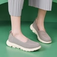 thumbnail image 2 of Orthopedic Slip on Walking Shoes for Women Spring Fall Lightweight Breathable Arch Support Platform Wedges Non Slip Work Loafers, 2 of 6