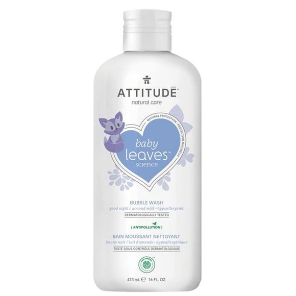 ATTITUDE baby leaves, Bain Moussant, Bonne Nuit