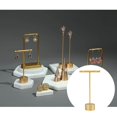 thumbnail image 4 of pitrice Gold Jewelry Display Earrings Stand for Bracelet 3x1.5x11.5cm Round Base, 4 of 5