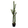 thumbnail image 1 of Vickerman FE191146 46 in. Green Potted Cactus Plastic Planter Pot, 1 of 2