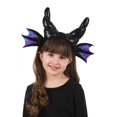 thumbnail image 1 of Black Dragon Horns Plush Headband, 1 of 2