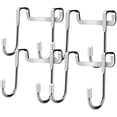 thumbnail image 2 of 4 Pcs Crochet par-Dessus la Porte Double Crochets pour Serviettes de Douche Organisateur Porte-Serviettes Support Accessoire, 2 of 7