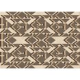 thumbnail image 1 of Ahgly Company Machine Washable Indoor Rectangle Transitional Coffee Brown Area Rugs, 8' x 10', 1 of 7