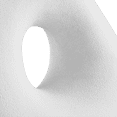 thumbnail image 4 of Bouclair Vase Boucle en Céramique Blanc, 4 of 10