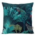 thumbnail image 1 of VargottamSquare Pillow Cover - Decorative Pillow Covers18x18 Inches,PrintedTeal BlueThemePillowcase, DecorativeSquareCushionCovers, 1 of 1