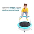 thumbnail image 3 of SereneLife 36 Inch Kids Indoor Outdoor Fitness Trampoline w/ Padded Frame Cover, 3 of 6