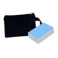 thumbnail image 2 of TISHITA Travel Mini Mahjong Board Game, 144 Tiles Mahjong for Outdoor Gathering Home Blue, 2 of 8