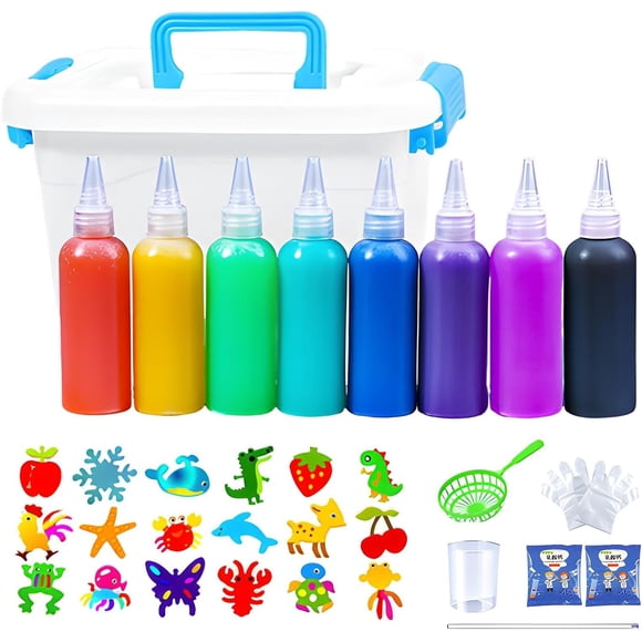 LAICAIW Magic Water Elf Gel, DIY Water Elf Colorful Aqua Fairy Toys, Colorful Handmade Aqua Fairy Toy, Water Elf Kit For Marine Animal Making, Christmas Thanksgiving Birthday New Year Gifts For Boys