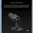 thumbnail image 2 of LNGOOR Nouveau Design Microphone de Jeu USB pour PC pour Diffusion de Balados RVB Condensateur d'Ordinateur Micro de Bureau pour PC, 2 of 10