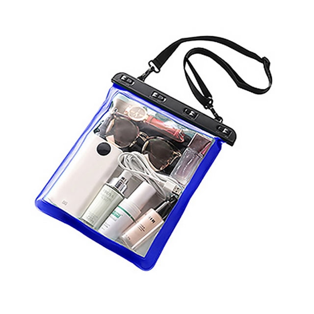 ziyahi Waterproof Shoulder Bag Swimming Surfing Beach Water Playing Phone Transparent Toiletry Pouch