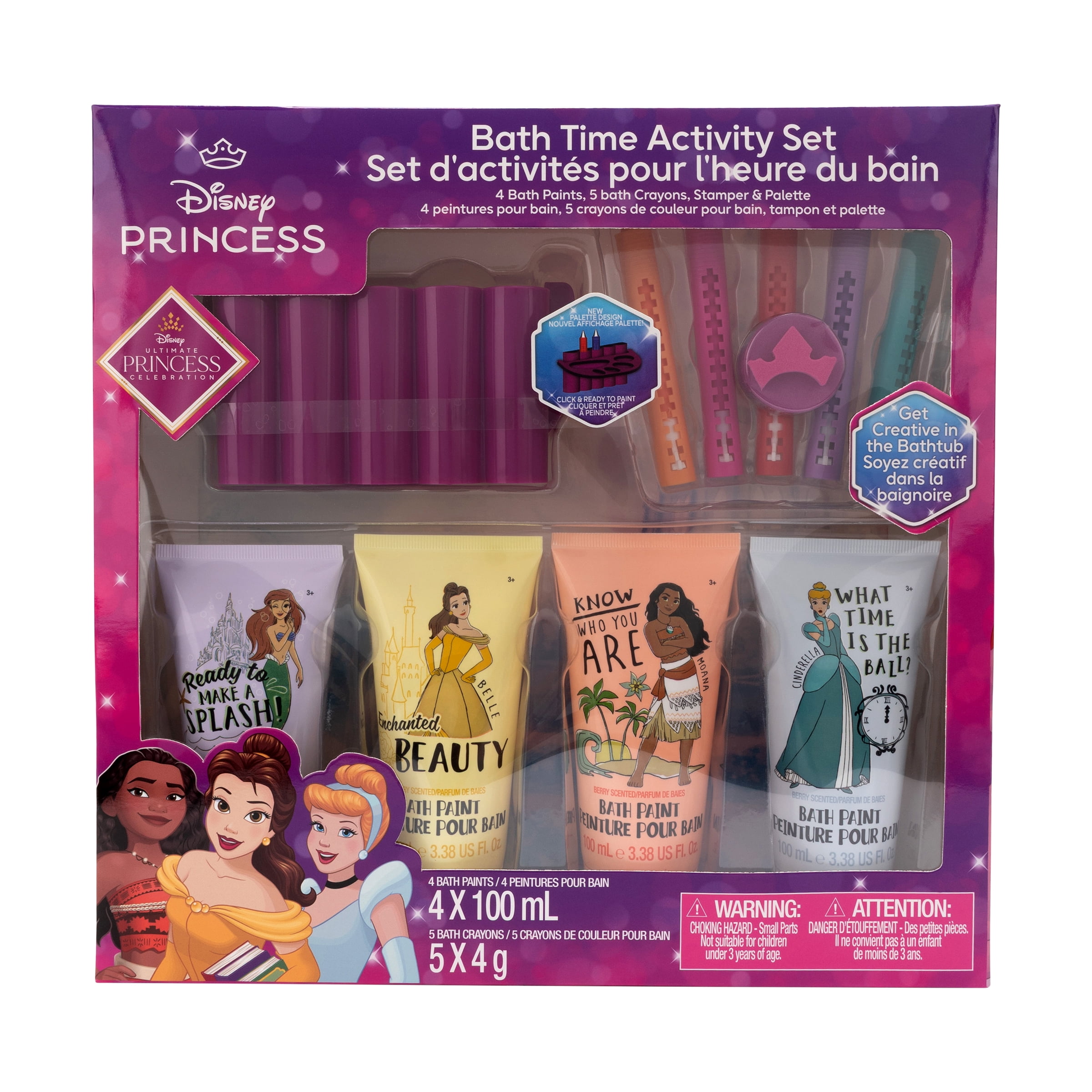 Set d'activités pour l'heure du bain Disney Princesse