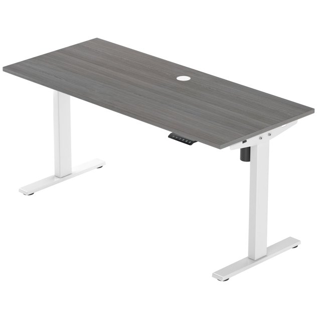 PROGRESSIVE DESK Standing Desk 48x30 - Electric Adjustable Height Stand Up Desk - One Piece Top