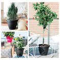 thumbnail image 4 of Bloem 14in Lucca Planter Black LP1400, 4 of 5